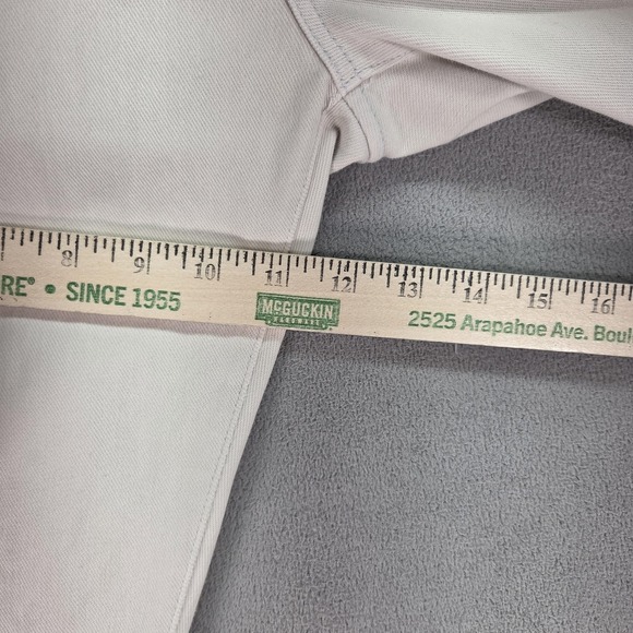 Kato The Axe Slim Pants Mens 34 Light Grey Chino Stretch Casual Made USA - Picture 12 of 13